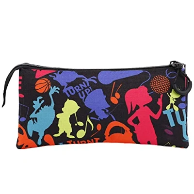Image of Looney Tunes Space Jam 2: A New Legacy Tune Squad Triple HS Pencil Case, Multicolour, 23 x 11 cm