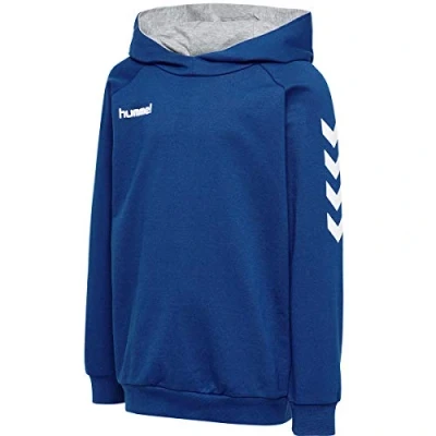 Image of hummel Unisex Children&#039;s HMLGO Kids Cotton Hoodie True Blue