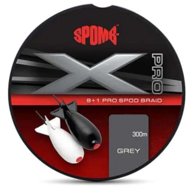 Image of Fox Spomb XD Pro Braid Grey Braided line 0.14mm 7.3kg (300m) fishing