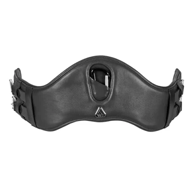 Image of Shires Velociti Lusso Dressage Girth Black 30&quot;