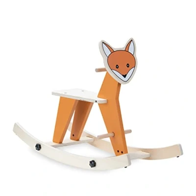 Image of Hauck Rock N Swing Fox Wooden Rocker