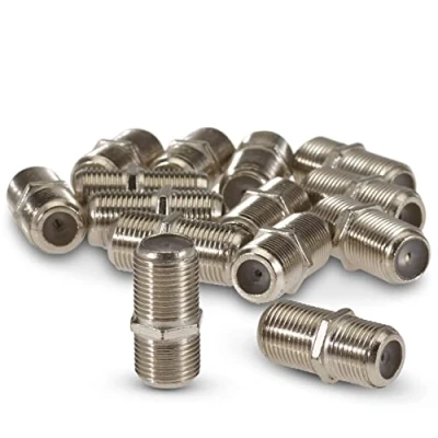 Image of SSL Satellites F Connector Barrel/Joiner 10 Pack Coupler Joiner Barrel Adapter