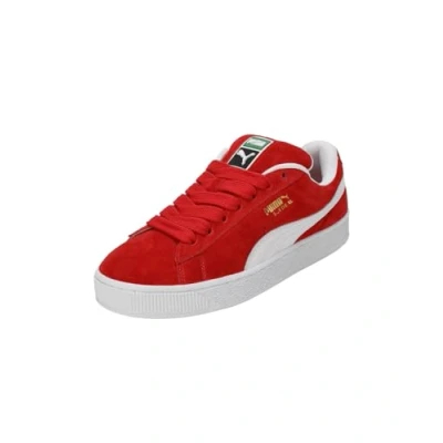 Image of Puma Suede XL Unisex Skate shoes, Size: 8, For all time red/white