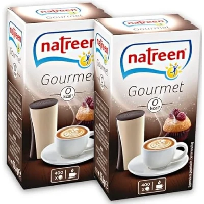 Image of NATREEN® Café Gourmet Table Dispenser 2x400 pcs. The calorie free sweetener for coffee and tea/Netherlands