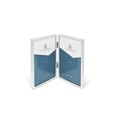 Image of Zilverstad Sweet Memory Double Photo Frame, Metal, Silver, 1.11 x 21 15.5 cm