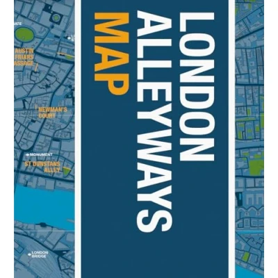 Image of London Alleyways Map (Blue Crow Media Architecture Maps)
