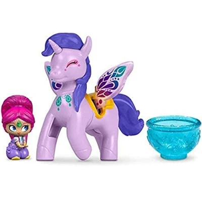 Image of Fisher Price Nickelodeon Shimmer &amp; Shine Zahramay Skies, Teenie Genies Zahracorn [Color/styles may vary]