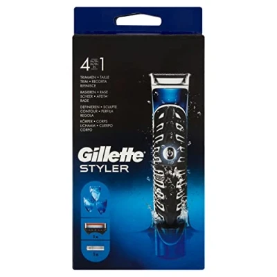 Image of Gillette Proglide Styler 4 in 1 Clipper with 3 Interchangeable Combs + Refill Blade