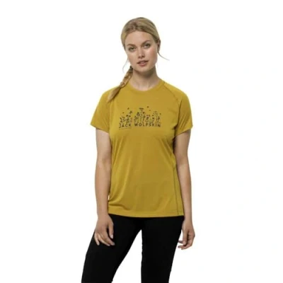 Image of Jack Wolfskin Morobbia T Shirt Golden Spice XS
