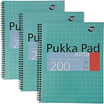 Image of Pukka Pad Notebook Wirebound Jotta 80gsm Ruled 200 Pages A5 Ref JM021 [Pack of 6]