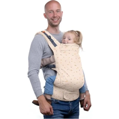 Image of Beco Toddler Carrier with Extra Wide Seat, 100% Cotton Carrying Backpack Style and Front Carry, Lightweight &amp; Breathable Child Carrier, Sling 20 60 lbs (Sprinkles)