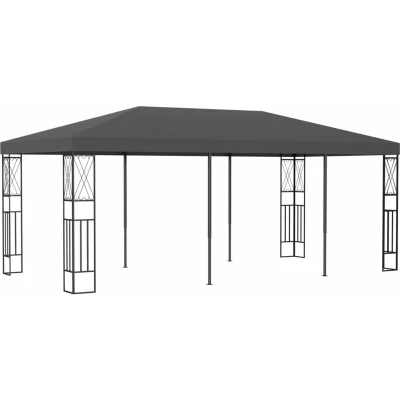 Image of vidaXL Gazebo 3x6 m Anthracite Fabric
