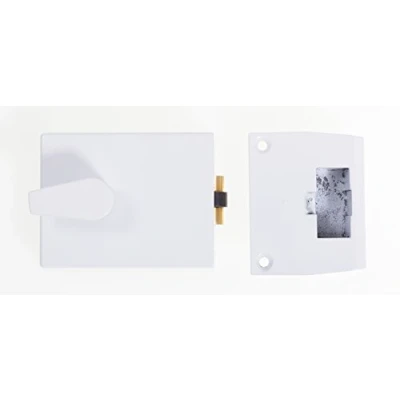 Image of Newstar Bary Roller Bolt Night Latch 60mm Backset (White)