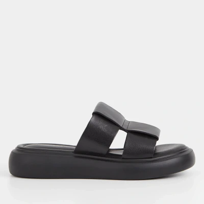 Image of Vagabond Blenda Mules, Women&#039;s, Size: 4, Black Leather