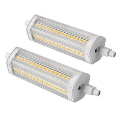 Image of SINCELIGHT LED R7S J118 Linear Light Bulb (Dimmable) 118mm Length, Equivalent to 150W Hologen Linear, Warm White 2700K, 320 Beam Angle (Dimension=31x118mm), Pack of 2