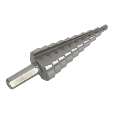 Image of Sealey HSS M2 Step Drill Bit 4 22mm Double Flute