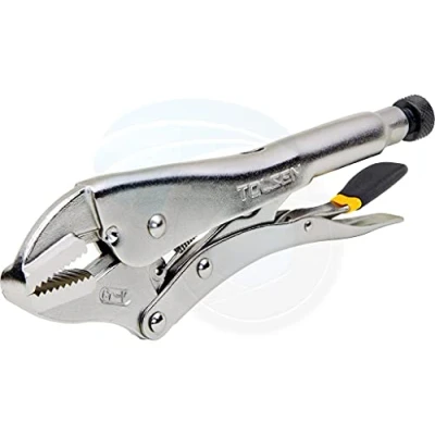 Image of Tolsen Straight Jaw Locking Pliers 10&quot; (250mm) Heavy Duty Mole Grip Vice Plier