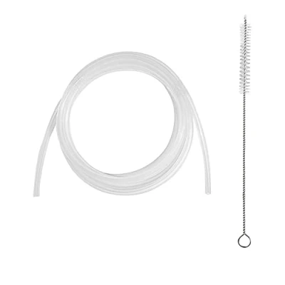 Image of Automatic Coffee Machine Silicone Milk Tube Replacement Pipe with Cleaning Brush (2M)
