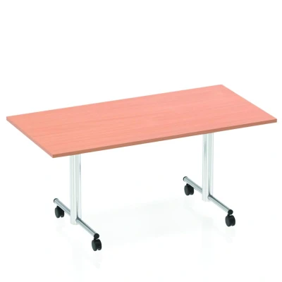 Image of Impulse 1600 Flip Top Rectangular Table Beech I000695
