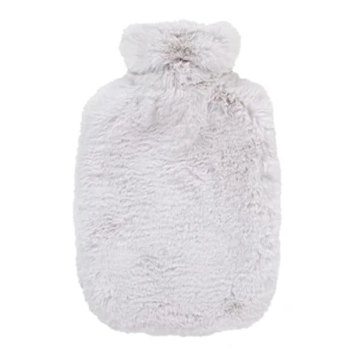 Image of Fashy Faux Fur 2.0L Hot Water Bottle Alabaster