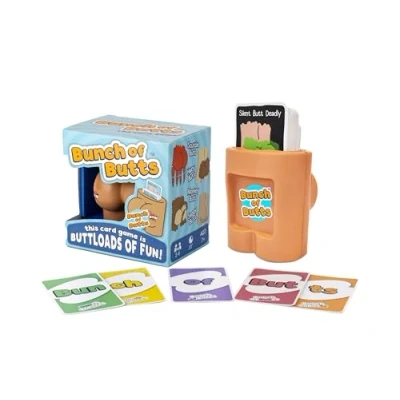 Image of Bunch of Butts Card Game: Fast Paced Funny Family Game Easy to Learn &amp; Quick Play Travel Friendly 2 8 Players Ages 7+ Kids Teens