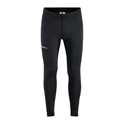 Image of Craft Men&#039;s Essence Comp. Tights XXL Black, Lightweight, Moisture Wicking Running Gear