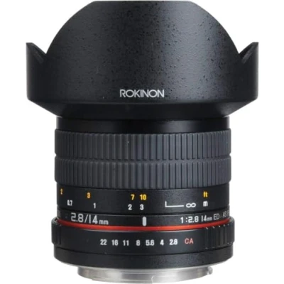 Image of Rokinon FE14M FX 14mm F2.8 Ultra Wide Lens for Fujifilm X Mount Cameras, Black