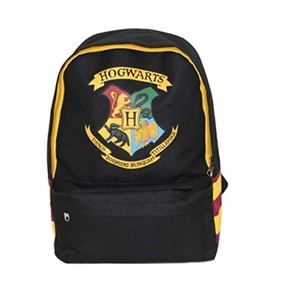 Image of Groovy Uk Harry Potter Hogwarts Male Travel Wash Bag, 25 cm Length x 13 Width 2 Height, Black/Red/Yellow