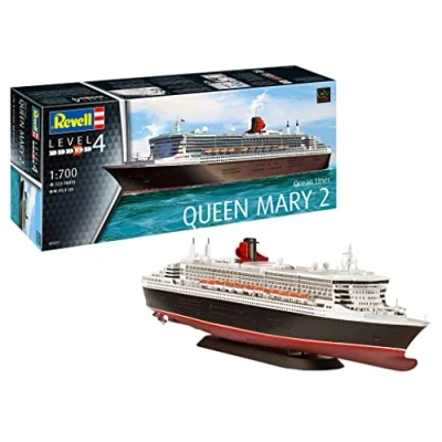 Image of Revell 05231 Ocean Liner Queen Mary 2 1:700 Scale Unbuilt/Unpainted Plastic Model Kit