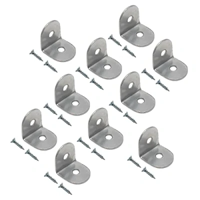 Image of TERF® Heavy Duty Worktop Bracket 19mm Brace including Fixing Screw Pack of 10
