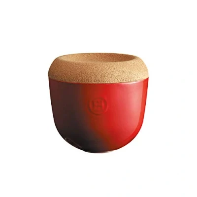 Image of Emile Henry Burgundy Garlic Pot