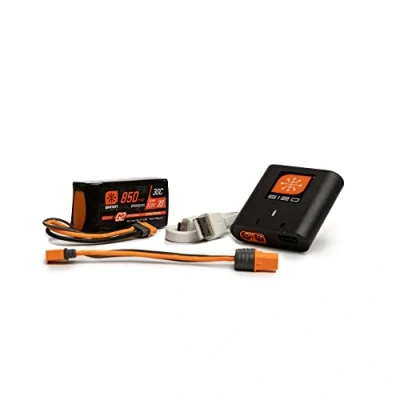 Image of Spektrum Smart G2 Powerstage Air Bundle: 3S 850mAh LiPo Battery/S120 SPMXPSA100