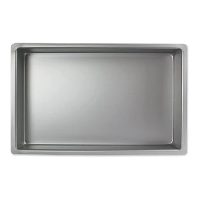 Image of PME OBL07114 Aluminium Oblong Cake Pan 7 x 11 4 Inch Deep , Silver