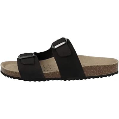 Image of Geox Women&#039;s D Brionia Sandal, Black, 4 UK