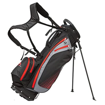 Image of Longridge Super Lite Stand Bag Black/Red