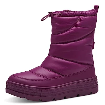 Image of Tamaris Women&#039;s 1 26835 41 Fashion Boot, Dark Pink, 5 UK