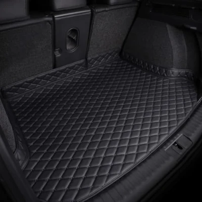 Image of YJPHR Car Leather Boot Liner for Suzuki Vitara 2016 2019 2020 2021 2022 2023 2024 2025, Waterproof Mats Anti Slip Trunk Mat Protector Pad Interior Accessories