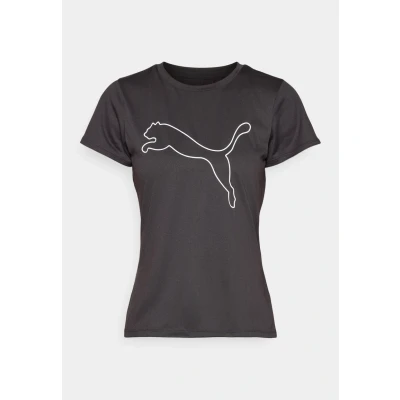 Image of W TAD Essential Logo Tee Puma Black