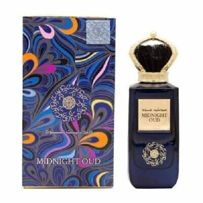 Image of Midnight Oud by Ard Al Zaafaran Fragrance Bergamot EDP Spray Halal Perfume 100ml House of Niche