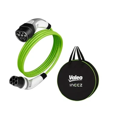Image of Valeo Ineez 652109 Charging Cable for Electric or Plug In Hybrid Vehicles with Transportation Bag Type 2 to 7.4 KW 10 m