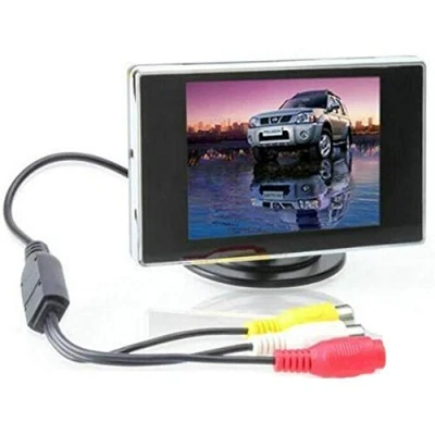 Image of BW 3.5&quot; TFT LCD Car Rear View Color Camera Monitor &amp; DVD, 3.5 Inch for Car/Automobile