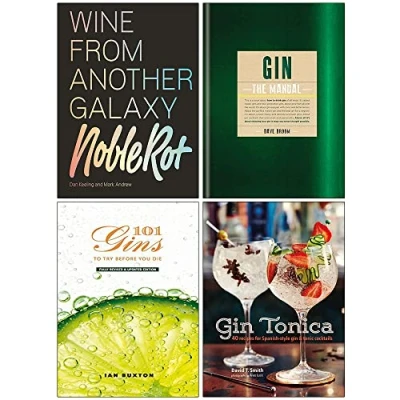 Image of The Noble Rot Book, Gin Manual, 101 Gins To Try Before You Die, Tonica 4 Books Collection Set