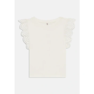 Image of ONLY Girls Kogdrea LIFE Top for kids, Size: 135, Cloud dancer