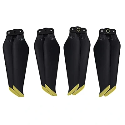 Image of 2 Pairs RC Drone Propellers, Noise reducing Quick Release Propellers Compatible with DJI MAVIC PRO/ZOOM(Gold Edge)