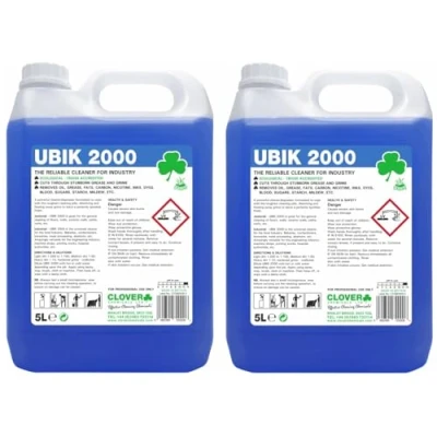 Image of Clover Chemicals 301 Ubik 2000 Universal Cleaner Concentrate, 5 L, Pack of 2