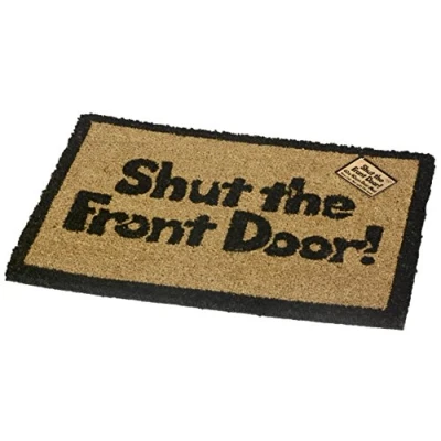 Image of IGGI Shut the Front Door Mat 60 x 40cm, 15mm Coir, PVC