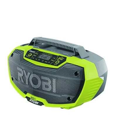 Image of Ryobi R18RH 0 18V ONE+ Cordless Radio (Body Only),Hyper Green