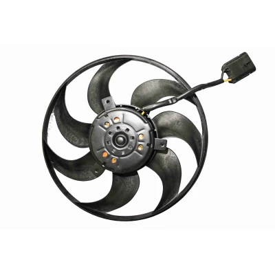 Image of 13126382, 1341376 Cooling Fan VEMO V40 01 1058 12V without holding frame Q+, original equipment manufacturer quality MADE IN GERMANY