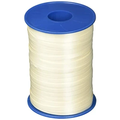 Image of C.E. Pattberg AMERICA Gift curling Ribbon cream, 546 yards of balloonribbon for Wrapping, 0.2 inches width, Accessories Decoration &amp; Handicrafts, Presents