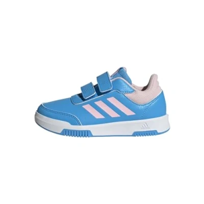 Image of adidas Tensaur Hook and Loop Shoes Running, Blue Burst/Clear Pink/Cloud White, 4.5 UK Child